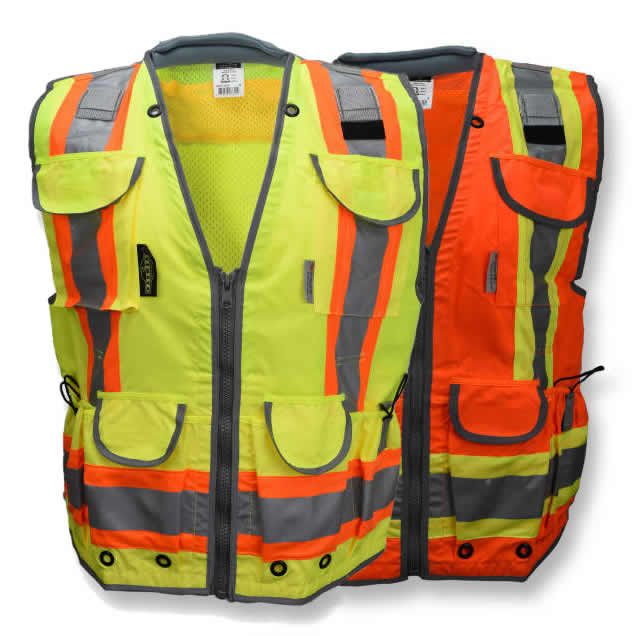Radians SV55, Class Two Tone Woven/Mesh Engineer Vest