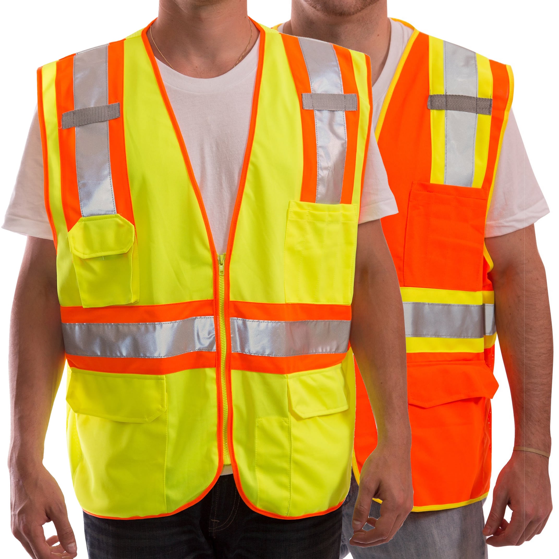 orange safety vest