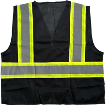 Load image into Gallery viewer, Black Safety Vest Custom Print Bundle
