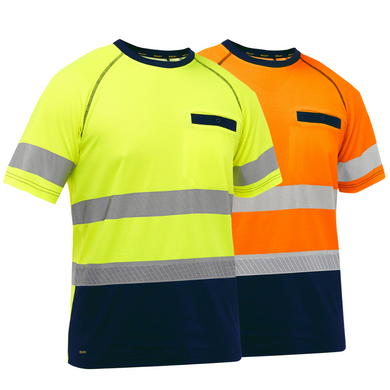 Bisley 312M1118T - Hi-Viz Short Sleeve Shirts | Main View