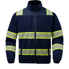 Load image into Gallery viewer, GSS 7552 – Navy High Visibility Sweatshirt | Front View 
