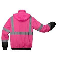 Load image into Gallery viewer, GSS 8019 - Hi-Viz Bomber Jacket | Back View
