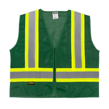 Load image into Gallery viewer, Radians SV22- 1ZHGM – Hunter  Green Safety Vest | Front Flat View
