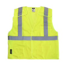 Load image into Gallery viewer, Radians SV4GM - Safety Green Breakaway Safety Vest | Front  Flat
