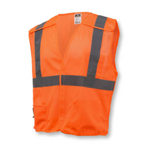 Load image into Gallery viewer, Radians SV4OM - Safety Green Breakaway Safety Vest | Front Left 
