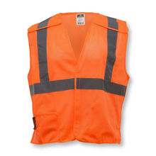 Load image into Gallery viewer, Radians SV4OM - Safety Green Breakaway Safety Vest | Front 
