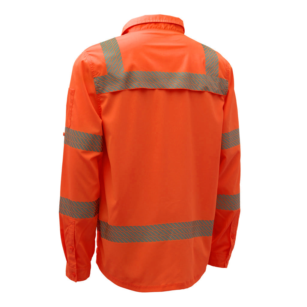 GSS 7505/7506 Button-Down Rip-Stop Class 3 Shirt