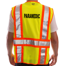 Load image into Gallery viewer, Adjustable Class 2 Safety Vest - PARAMEDIC
