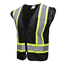 Load image into Gallery viewer, Radians SV22-1ZBM - Black ANSI Class 1 Safety Vest | Front Left View
