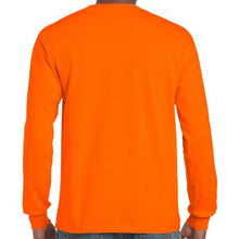 Load image into Gallery viewer, 3X, Gildan, Hi-Viz, Long Sleeve Safety Orange T-Shirt [2400]
