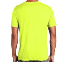 Load image into Gallery viewer, Gildan 42000 - Safety Green Hi-Viz Short Sleeve Shirt | Back View 
