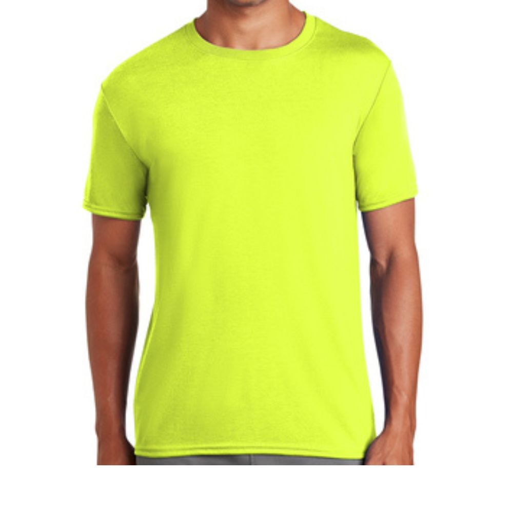 Gildan S S Performance Dri Fit Hi Viz T Shirt 42000 Hi Viz XL