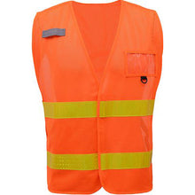 Load image into Gallery viewer, GSS 3112 - Safety Orange Multi-Use Utility Vest | Front View
