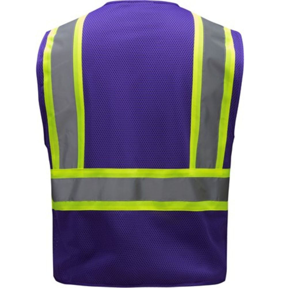 GSS 3137 Purple Enhanced Visibility Safety Vest