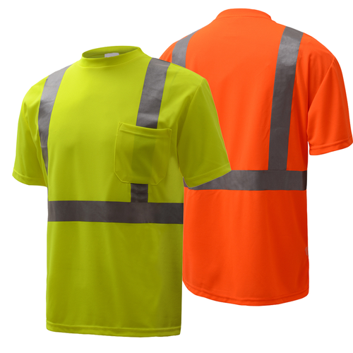 GSS 5001/5002 - Hi-Viz Short Sleeve Shirts | Main View