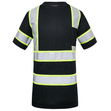 Load image into Gallery viewer, GSS 5011 - Black Hi-Viz Long Sleeve Shirt | Front View
