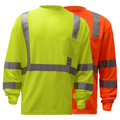 GSS 5505/5506 - Hi-Viz Long Sleeve Shirts | Main View