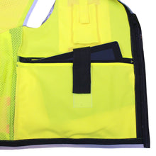 Load image into Gallery viewer, Radians SV55-2ZGD - Safety Green Surveyor Safety Vest | Inside Pocket View 2
