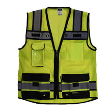 Load image into Gallery viewer, Radians SV65-2ZGM - Safety Green Surveyor Safety Vest | Front Flat View
