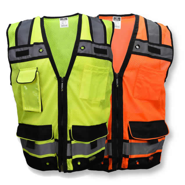 Radians SV65 Class 2 Heavy Duty Mesh Surveyor Vest | Hi-Viz.com